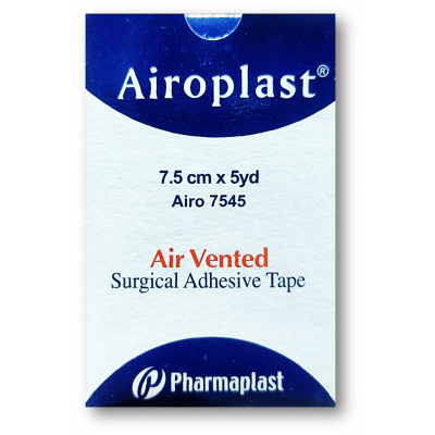 AIROPLAST AIR - VENTED SURGICAL ADHESIVE TAPE 7.5 CM X 5 YD